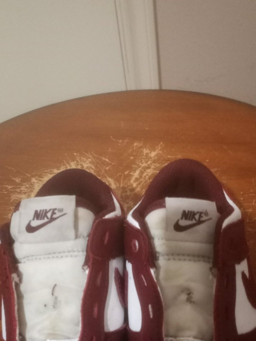Nike Dunk Low White Redwood TD Toddler FB9107-115 8C Retro Authentic Sneakers - Picture 6 of 13